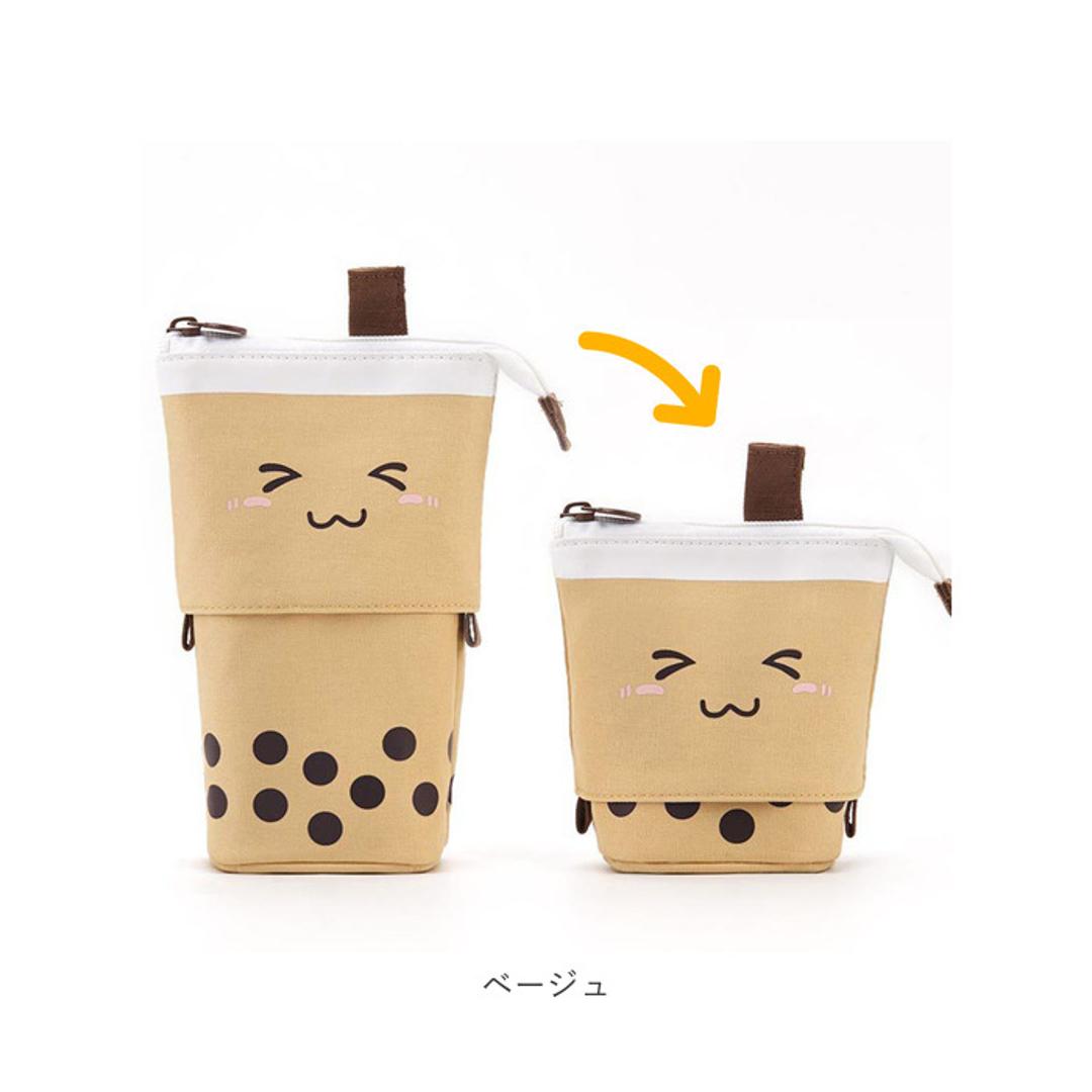 ペンケース かわいい 通販 タピオカ 筆箱 ふで箱 ふでばこ 文房具 文具 ポーチ 筆入れ 女の子 男の子 小学生 中学生 高校生 大学生 学生 便利 ブルー ・