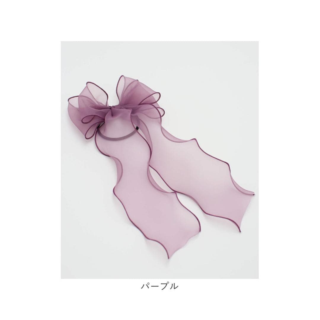 Rora キッズ ヘアゴム リボン 通販 オーガンジー 38042101 アンジュオーガンジーリボンヘアゴム 大きめ 女の子 大人っぽい 卒園式 入学式 卒業式 おしゃれ かわいい オシャレ 可愛い ヘアアレンジ ヘアーアクセサリー ヘアアクセサリー キッズファッション ブラック フリー