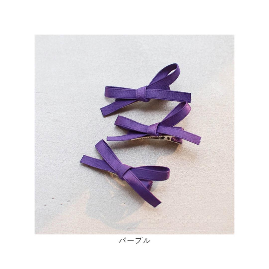 Rora ヘアクリップ キッズ 3個セット 通販 ヘア クリップ 68232302 ランランリボンヘアピン リボン 子供 女の子 大人っぽい 卒園式 入学式 結婚式 発表会 おしゃれ 可愛い オシャレ ヘアアレンジ ヘアーアクセサリー ヘアアクセサリー キッズファッション ブラック フリー