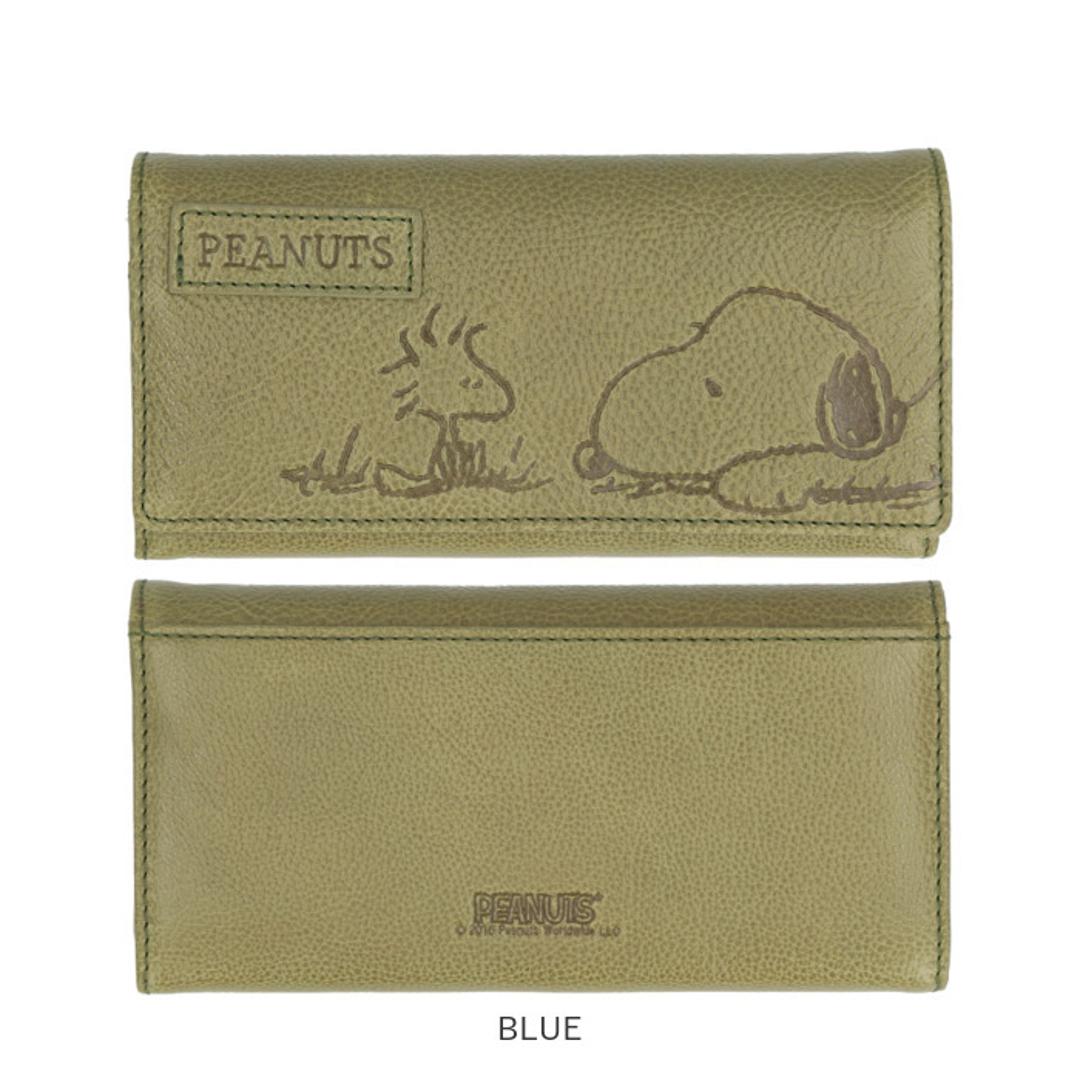 スヌーピー 財布 通販 PEANUTS FACE 長財布 長財布 ロングウォレット 長サイフ サイフ かぶせ長財布 snoopy キャラクター グッズ 大人 向け レディース おしゃれ 本革 革 レザー フラップ長財布 小銭入れ付き かわいい ギフト CAMEL ・