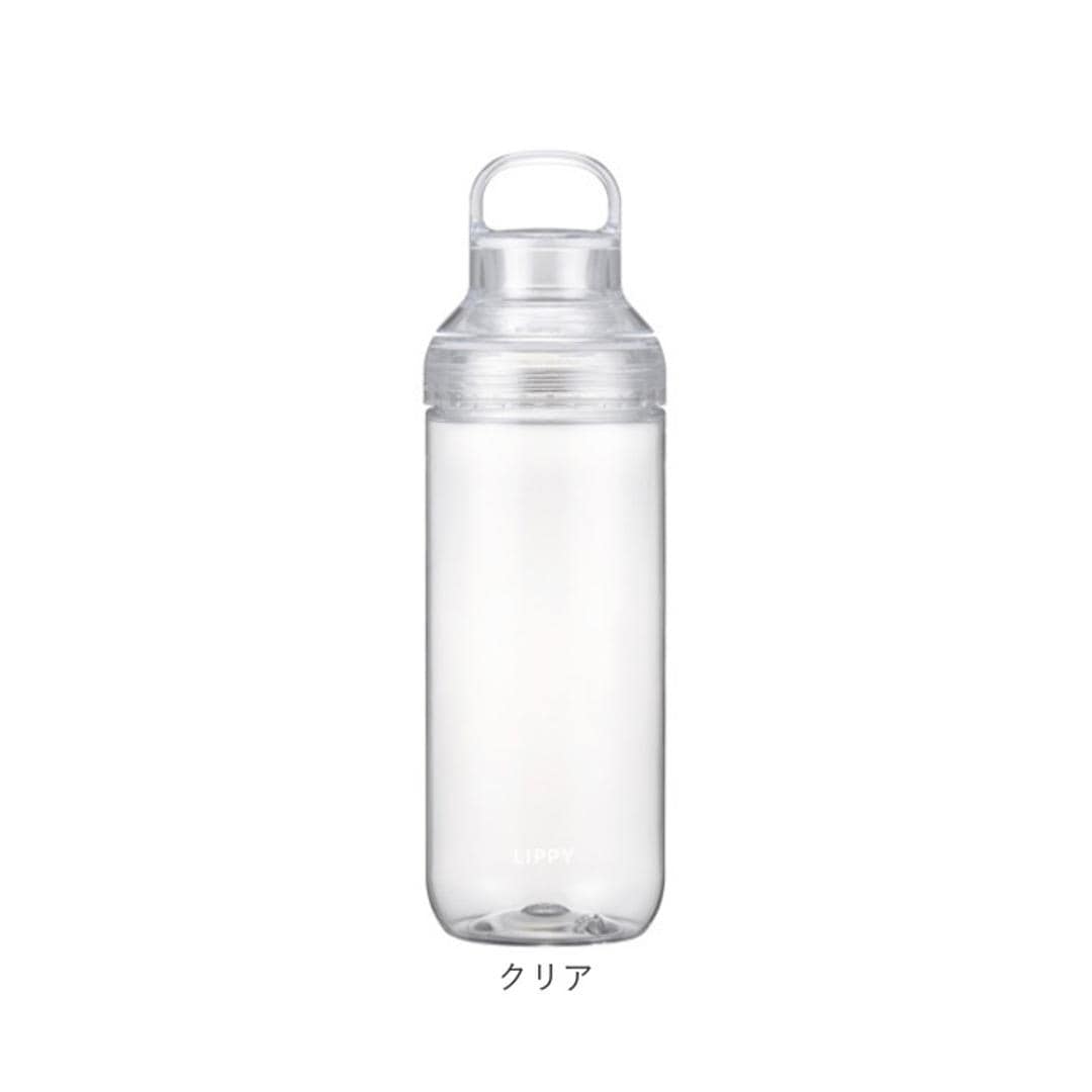 LIPPY ウォーターボトル 1L 通販 日本製 水筒 1000ml 1リットル マグボトル 直飲み水筒 クリアボトル 軽量 軽い 飲み口広い 洗いやすい 広口 手が入る tritan トライタン 通学 通勤 スポーツ ジム ヨガ サウナ 取っ手付き 大人用水筒 ブルー ・