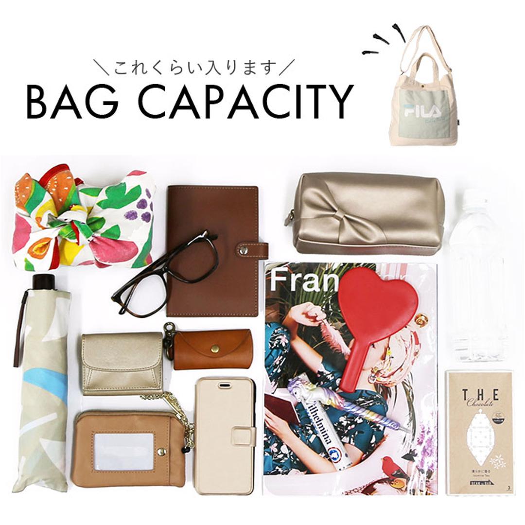 FILA バッグ 通販 フィラ トートバッグ ショルダーバッグ 2way トート トートバック キャンバス 帆布 通学 通勤 斜めがけバッグ 大きめ A4 シンプル おしゃれ 斜めがけ 肩掛け 大人 かわいい ブランド レディースバッグ ノットブラック ・