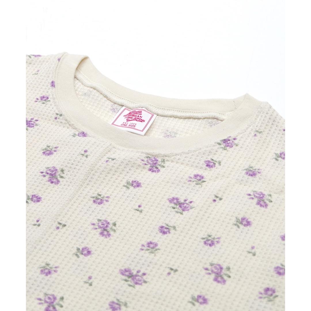 JEMORGAN サーマル レディース 通販 ジェーイーモーガン JD071-59S 切替ロンT ワッフル ロンT Tシャツ 長袖Tシャツ カットソー 長袖 トップス ワッフル生地 パック入り おしゃれ シンプル レディースファッション ピンク ・