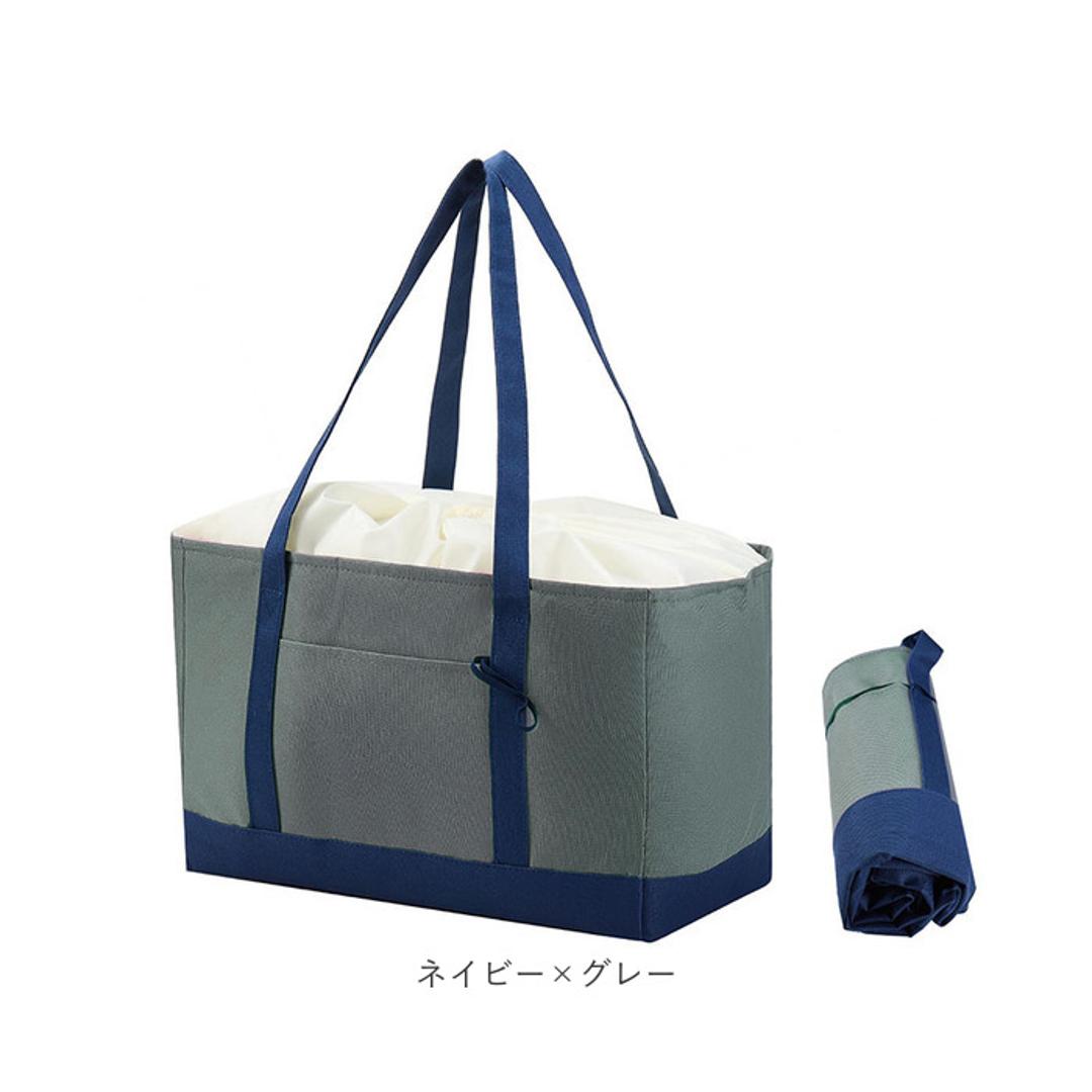 エコバッグ エコバック 大容量 保冷 保温 通販 ショッピングバッグ ショッピングバック トートバッグ レジバッグ レジバック クーラーバッグ カゴ トート マチ広 折りたたみ 折り畳み 保冷保温 コンパクト レジャー ピクニック アウトドア オシャレ おしゃれ レッド×カトラリー ・