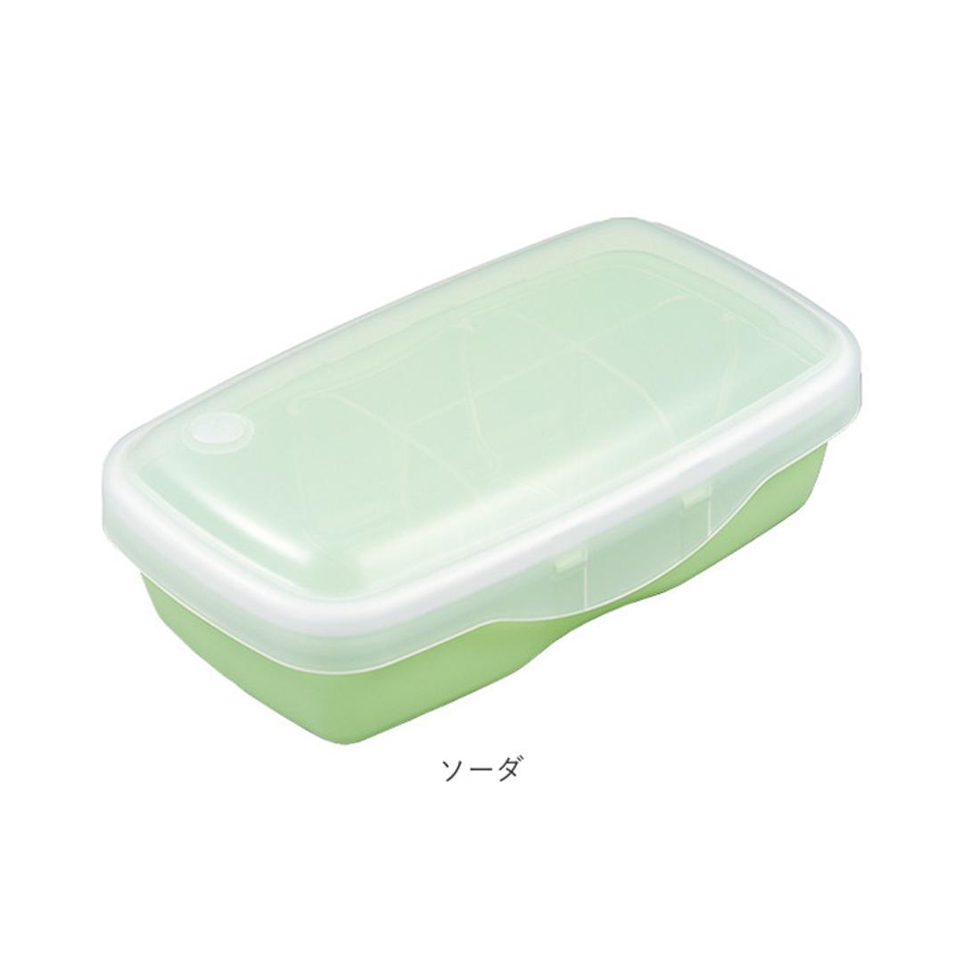 ランチボックス おしゃれ 1段 650ml 通販 お弁当箱 弁当箱 ドーム型 ドーム お弁当 弁当 電子レンジOK 乾燥機OK 食器洗いOK 汚れにくい 仕切り レバーレス ランチ 冷凍保存 シンプル 日本製 オレンジ ・