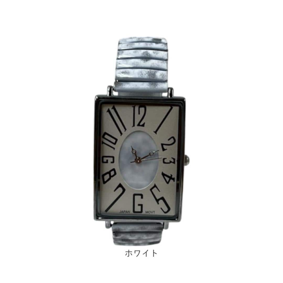 腕時計 レディース ジャバラ 通販 蛇腹腕時計レディース じゃばら 蛇腹 リストウォッチ アナログ 時計 レディース時計 四角 長方形 メンズ レディース腕時計 ジャバラ時計 おしゃれ オシャレ かわいい 可愛い ACONTeG アコンテジ L446SQ ブラック ・