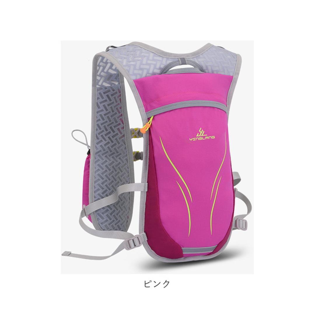 ランニング バックパック 軽量 通販 ランニングバック ランニングバッグ サイクリングバック サイクリングバッグ サイクリングリュック リュック リュックサック コンパクト ジョギング トレラン ハイキング 自転車 アウトドア トレラン スポーツ グリーン ・