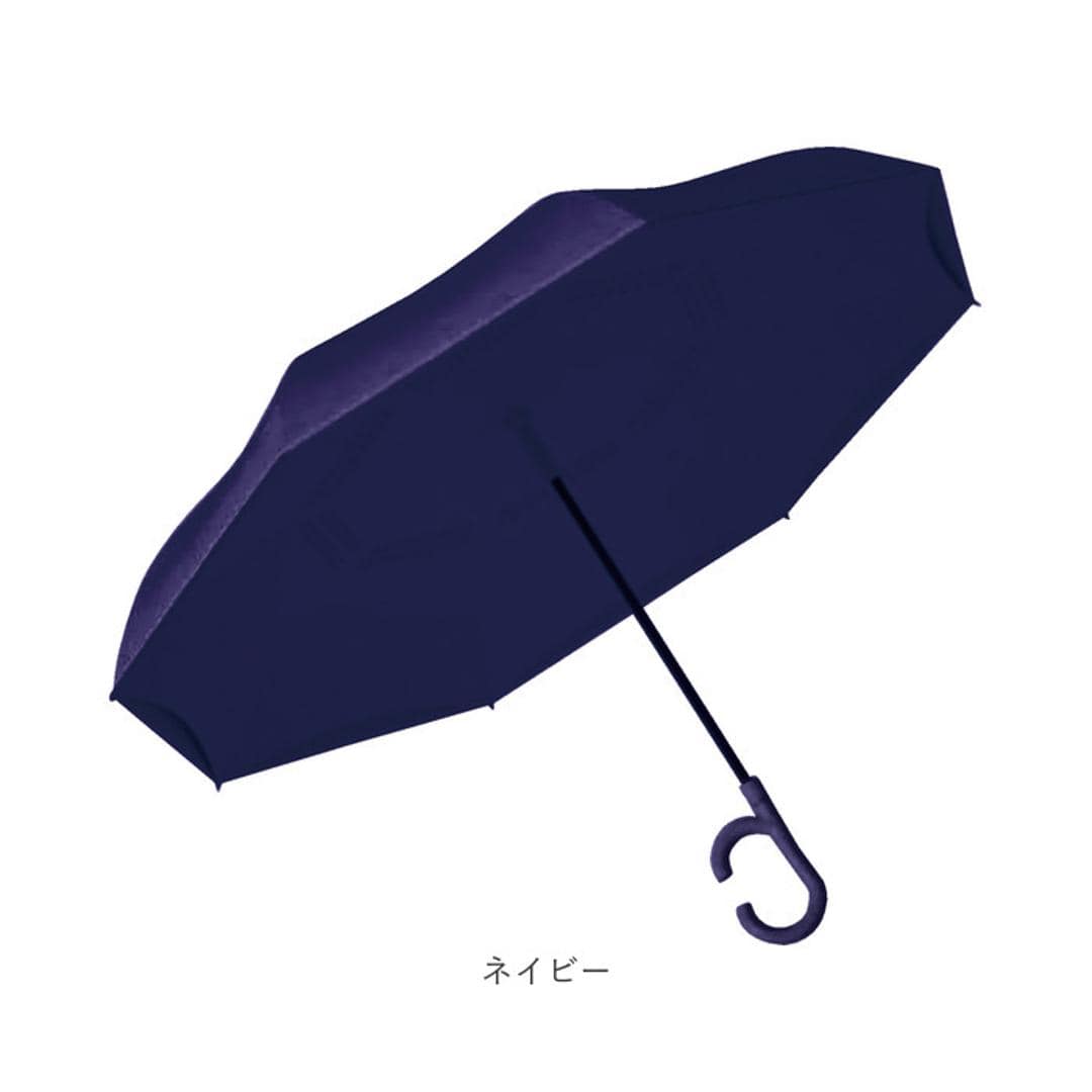 逆さ傘 おしゃれ 通販 長傘 手開き 60cm 逆さ 傘 濡れない傘 車 濡れない 自立する傘 かさ カサ レディース 女性 メンズ 男性 丈夫 グラスファイバー シンプル 無地 通勤 通学 車通勤 満員電車 雨具 レイングッズ 女性用 レディース雨傘 ラベンダー ・