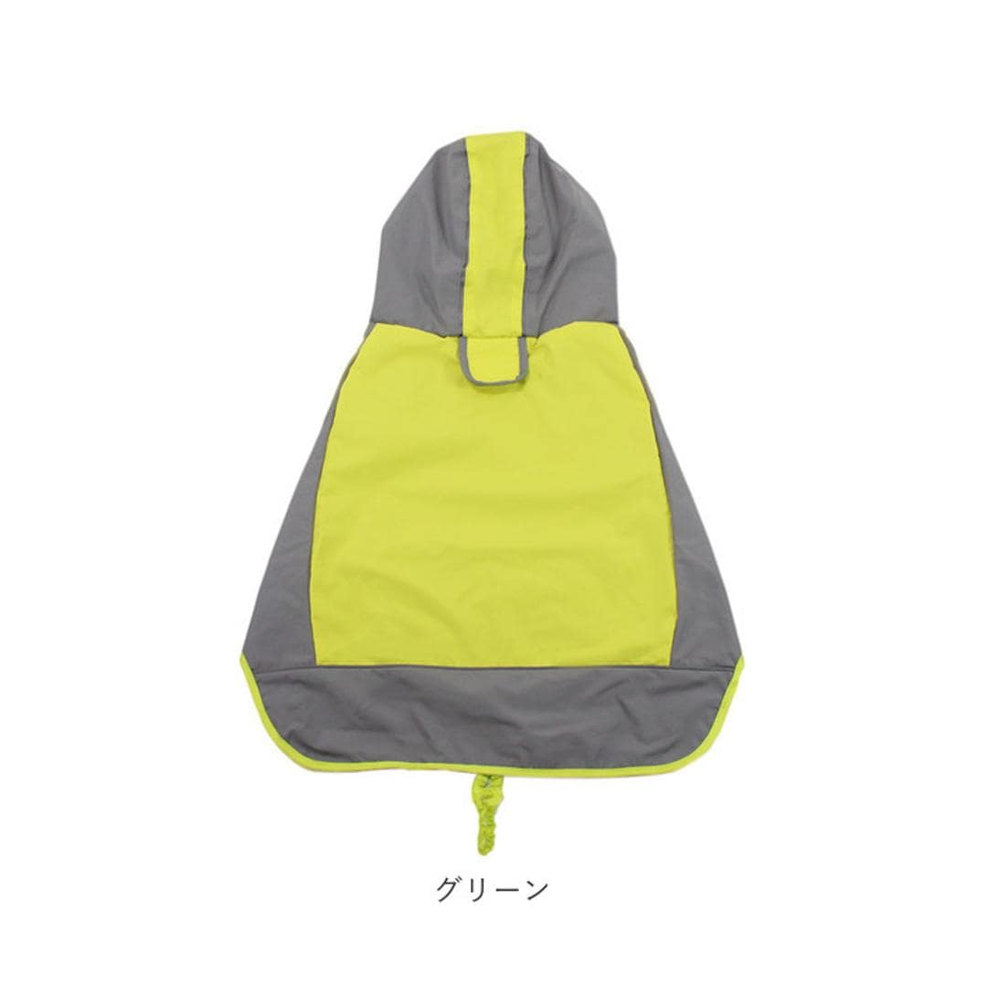 犬 レインコート 中型犬 大型犬 通販 犬用レインコート ペット服 犬服 犬用 カッパ かっぱ 合羽 着せやすい おしゃれ シンプル 無地 フード付き お散歩 雨の日 雪 ドッグウエア ドッグウェア 犬用品 ペットグッズ イエロー 【即日発送】6号