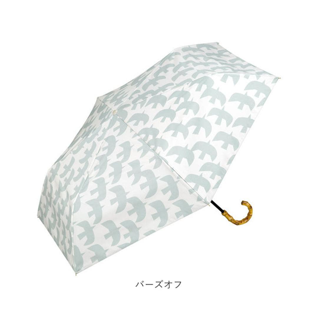 日傘 完全遮光 wpc 通販 折りたたみ傘 晴雨兼用傘 折り畳み傘 ワールドパーティー 傘 かさ カサ UVカット 100% UPF50+ 55cm レディース傘 遮熱 遮光パターンズプリントミニ ppam-102 おしゃれ かわいい オシャレ 雨具 女性用 クッカベージュ ・