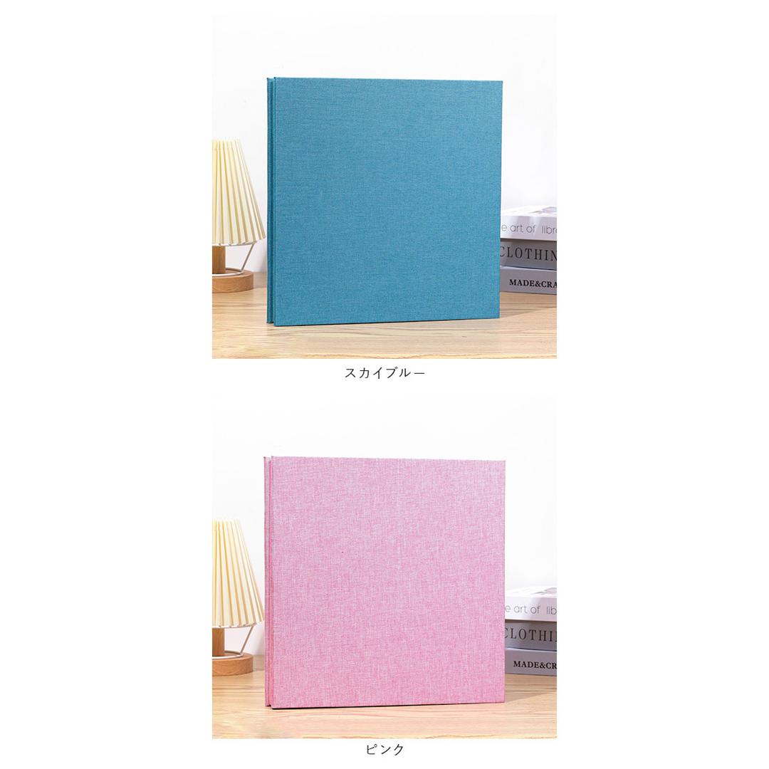 フォトアルバム 粘着 通販 アルバム 写真 L判 フリー台紙 大容量 貼る 手作り 整理 収納 日用品雑貨 文房具 おしゃれ シンプル 子供 赤ちゃん 結婚式 記念日 レッド ・