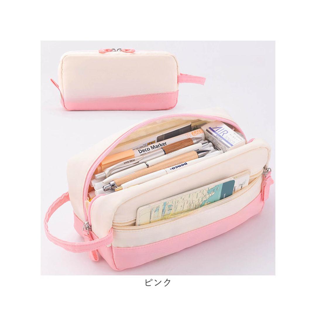 ペンケース 大容量 大人 通販 筆箱 ふでばこ 筆入れ ペン入れ ペンポーチ ケース ポーチ 小物入れ 化粧品収納 常用薬収納 化粧品入れ 常用薬入れ 化粧ポーチ 収納 文房具 筆記用具 おしゃれ かわいい 可愛い ギフト ブラック ・