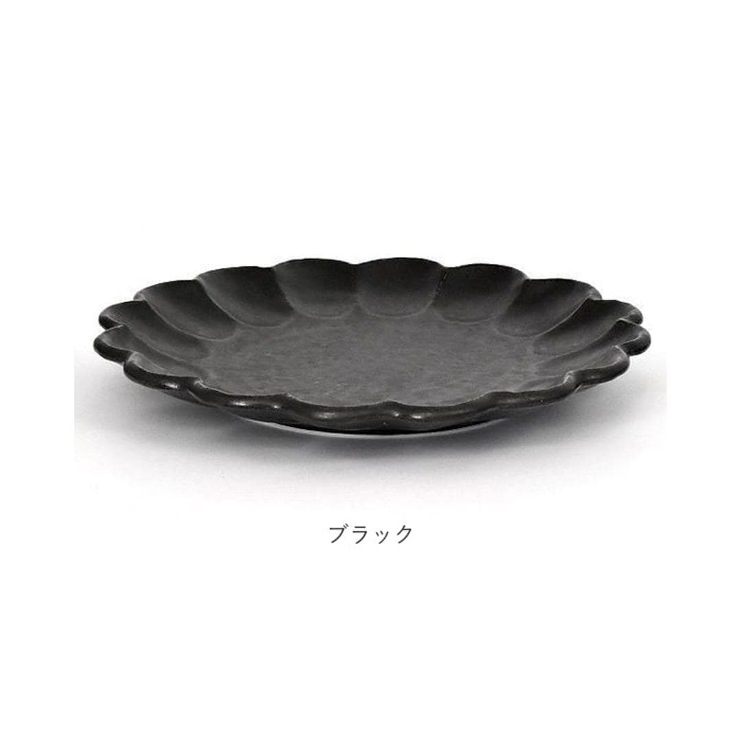 美濃焼 皿 通販 日本製 お皿 プレート 美濃 焼 21.5cm 中皿 丸皿 モーニングプレート 和食器 おしゃれ モダン かわいい 花形 花型 お花 電子レンジ対応 食洗機対応 サラダ デザート ケーキ リンカ 21プレート グルメスタイル キッチン用品 ホワイト ・