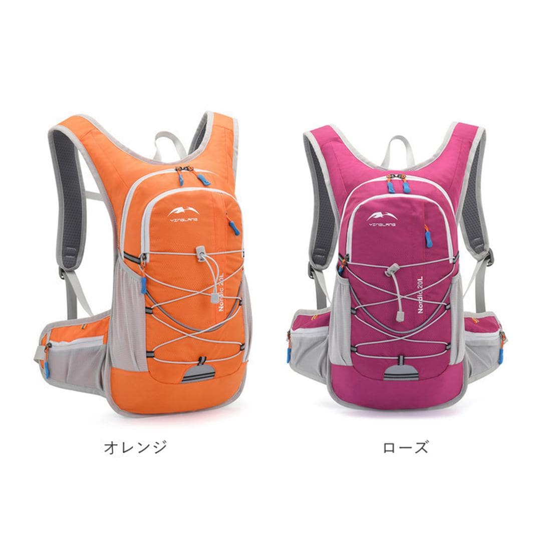 ランニング バックパック 軽量 通販 ランニングバック ランニングバッグ サイクリングバック サイクリングバッグ サイクリングリュック リュック リュックサック コンパクト ジョギング トレラン ハイキング 自転車 スポーツ 登山 ウォーキング ユニセックス グリーン ・