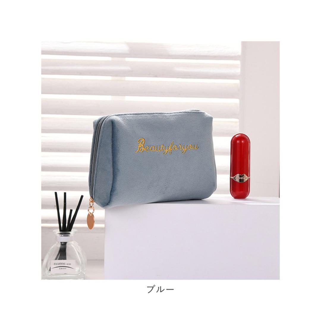 ポーチ 小物入れ 通販 化粧ポーチ メイクポーチ コスメポーチ トラベルポーチ 自立 大容量 仕切り 機能的 持ち運び 収納 旅行 お出かけ かわいい カワイイ 可愛い シンプル 柔らかい やわらかい おしゃれ オシャレ ブラック ・