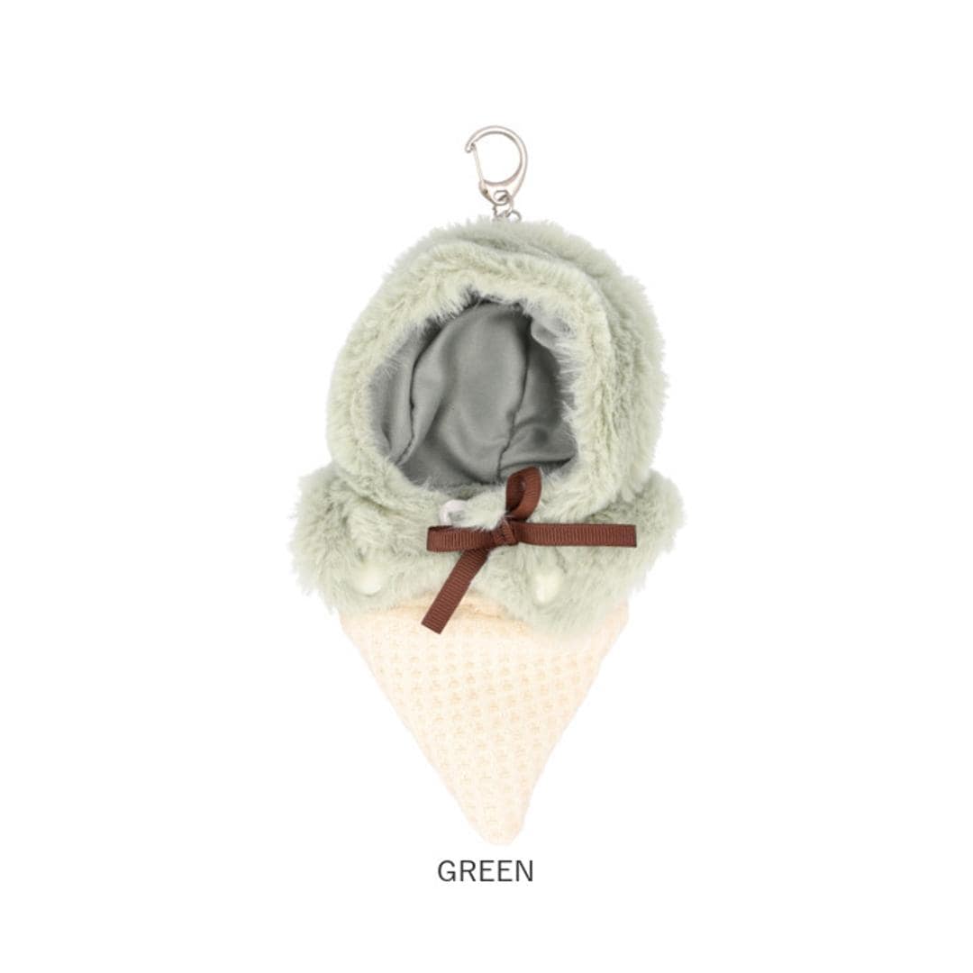 ぬい 着ぐるみ アイスクリーム 通販 推し活 アイス ぬいぐるみキーホルダー ぬいぐるみ 服 ぬい服 ポンチョ ぬいポンチョ 10cm 推しぬい ぬい活 Appel Toi アペルトワ チャーム バッグチャーム かわいい 810024 ファッション小物 PURPLE ・