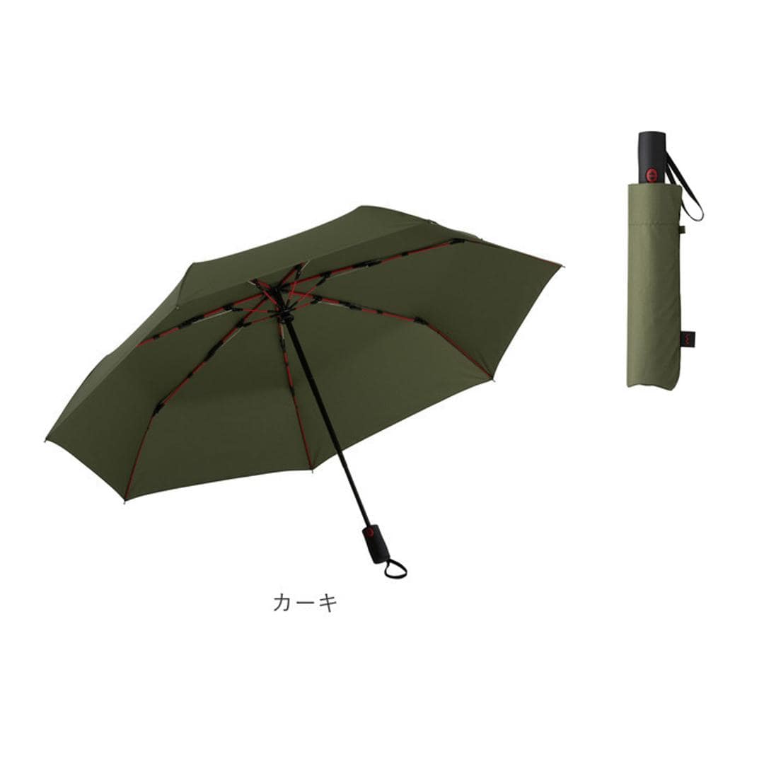 マブ 傘 mabu メンズ 折りたたみ 通販 60cm 折りたたみ傘 折り畳み傘 雨傘 かさ 自動開閉 ワンタッチ傘 大きい 耐風 7本骨 グラスファイバー骨 RPET リサイクル ストレングス 大きめ おしゃれ ノワール ・