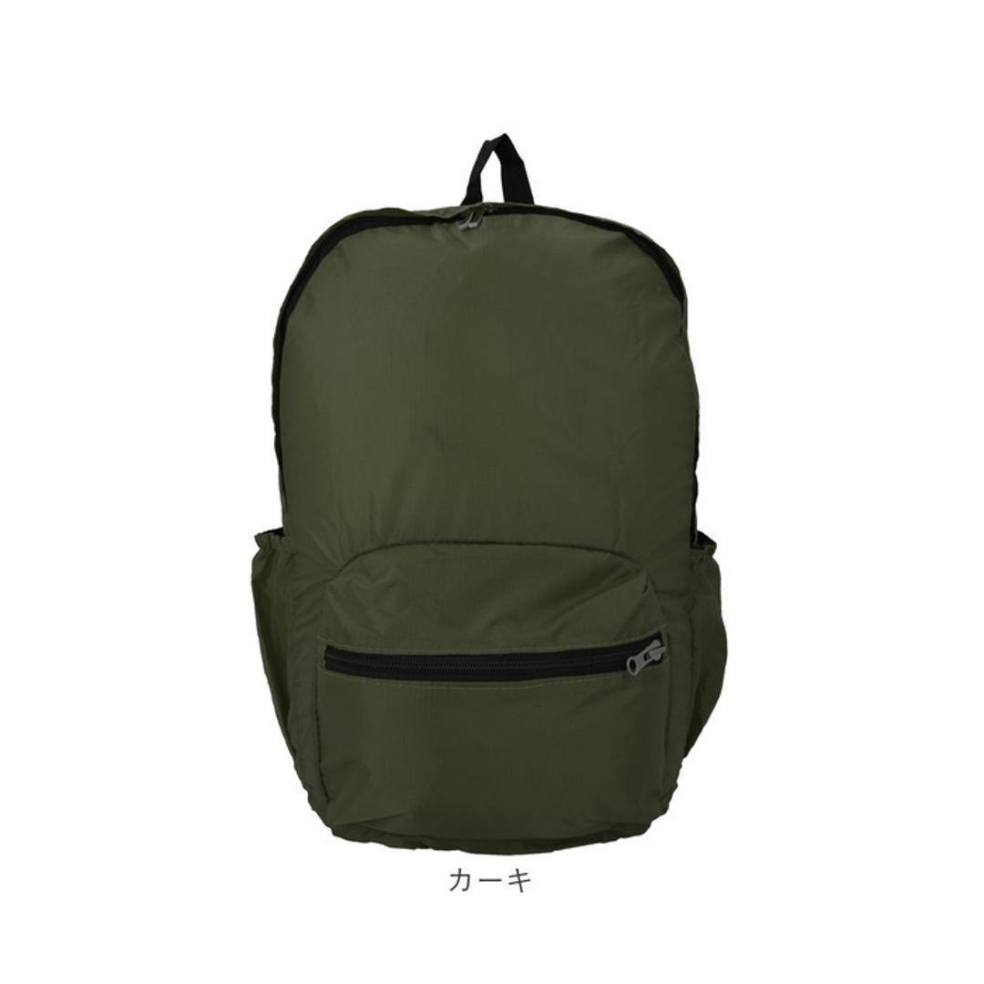 コンパクト リュック レディース 通販 たためるリュック コンパクトリュック 携帯 畳めるリュック エコリュック 女性 子供 ショッピング リュックサック カジュアル シンプル 軽量 バッグ カバン かばん オシャレ エコバッグ 非常用 旅行 ギフト ブラック ・