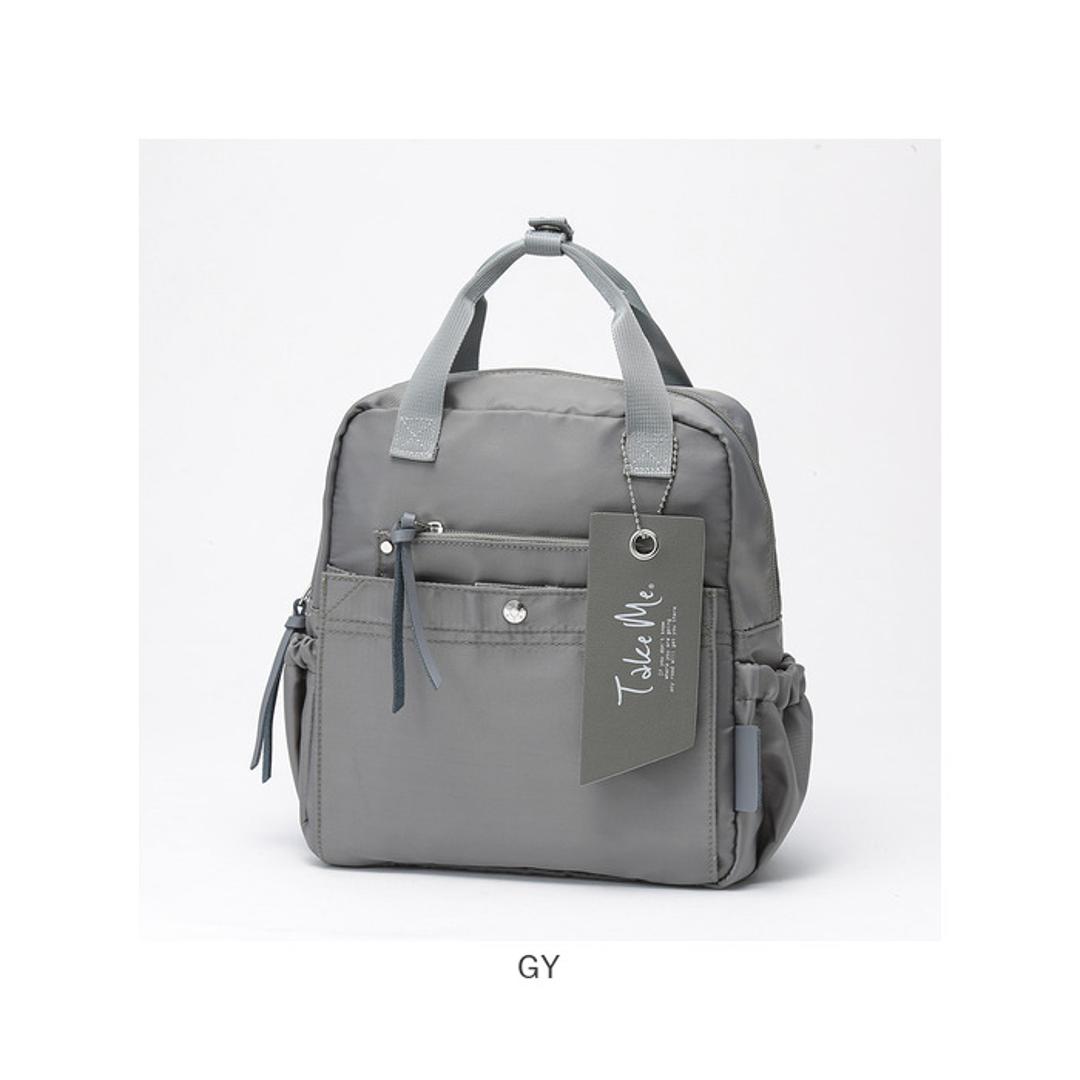 TAKE ME テイクミー デイパック レディース 通販 リュック リュックサック ミニリュック 普段使い ミニ 小さめ 小さい コンパクト ポケット 収納 ミニサイズ シンプル 無地 カジュアル かわいい 可愛い 通勤 通学 便利 BK ・