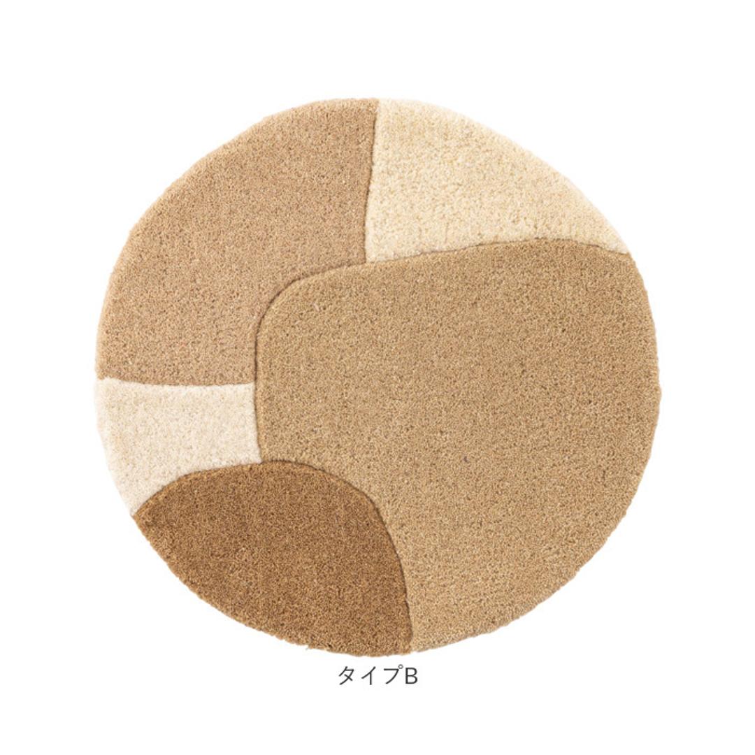 シートクッション 通販 クッション 座布団 チェアパッド 椅子用クッション 座面クッション 円 丸 厚み約1.8cm 直径40cm ダイニング デスクチェアー 椅子 椅子用 車 持ち運び シート シンプル おしゃれ カジュアル ギフト 贈り物 タイプA ・