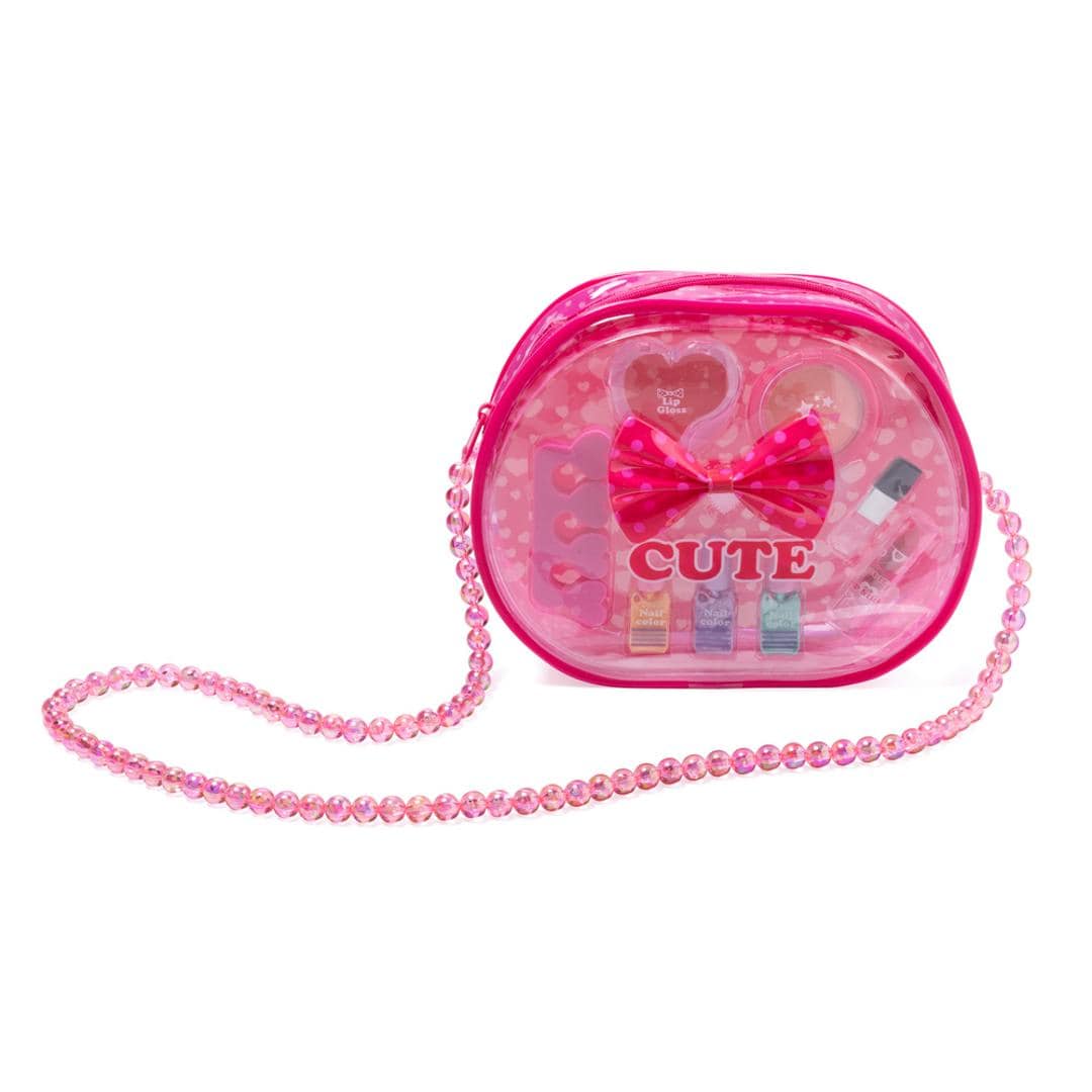 レイス メイクバック かわいい 通販 メイクバッグ キッズコスメ メイクボックス バッグ バック メイクポーチ 化粧ポーチ ケース ポーチ 子供用化粧品 可愛い コスメ メイク 子供用 子ども用 こども 子供 子ども RACE キッズ 贈り物 ギフト ハート120709 ・