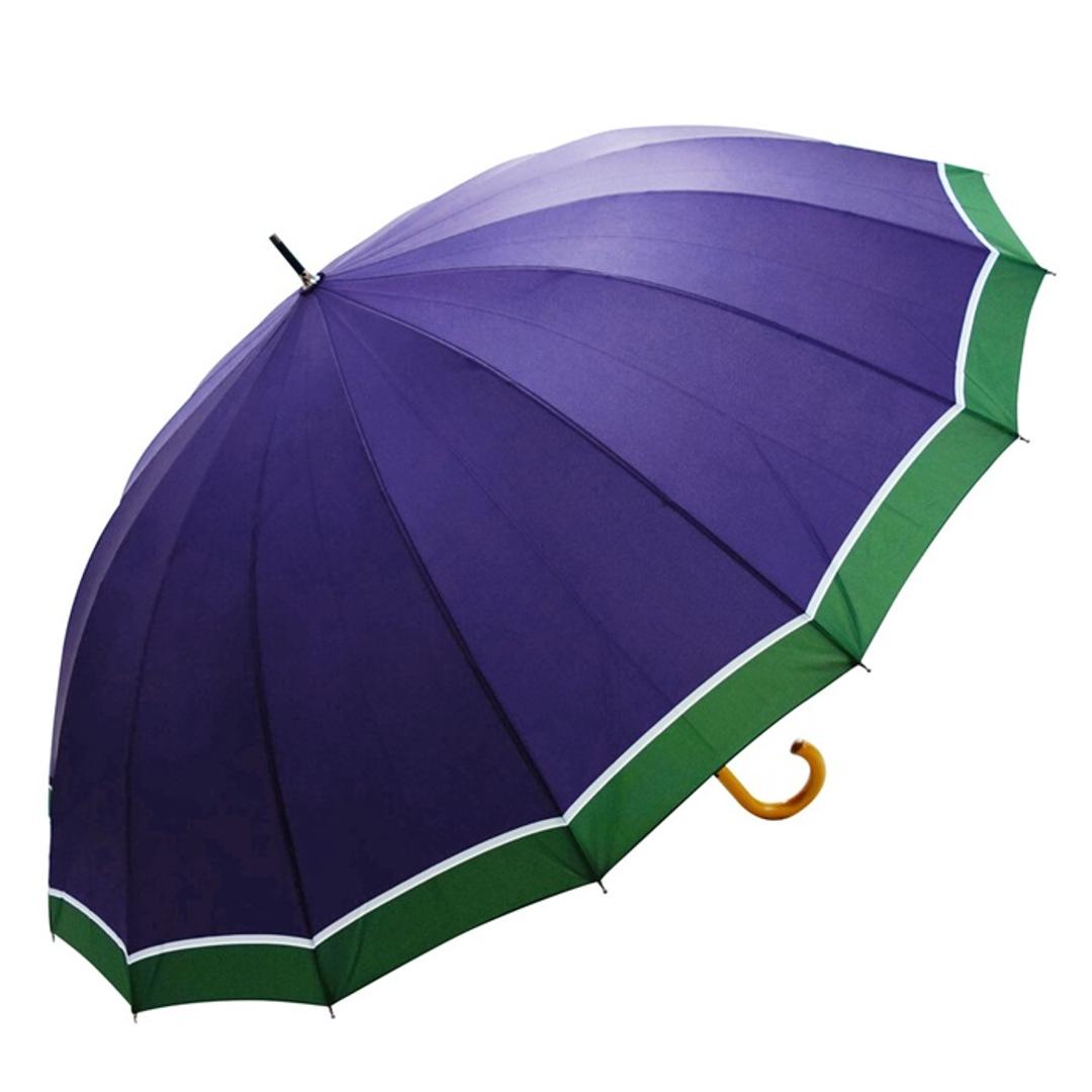 長傘 70cm 16本骨 メンズ 通販 雨傘 傘 かさ カサ アンブレラ メンズ傘 丈夫 風に強い 骨が多い 大きい 大きめ カジュアル かっこいい 紳士 男性 ギフト 贈り物 雨の日 雨 通勤 通学 おしゃれ オシャレ カラーライン/NV ・