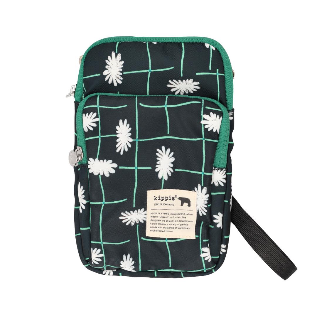 KIPPIS キッピス スマホショルダー 251-KESF353 通販 スマホポーチ スマホショルダーバッグ ポシェット ミニショルダー ミニバッグ ミニバック 肩掛け ななめ掛け ミニ 小さめ 小さい ポケット kippis レディース カジュアル 女性 ブラック/サレイッコ ・