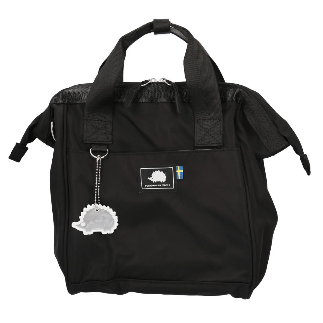 スカンジナビアンフォレスト ショルダー 251-KESF362 通販 ショルダーバッグ ショルダーバック 肩掛け ななめ掛け 斜めかけ 無地 シンプル 撥水 ファスナー ポケット SCANDINAVIAN FOREST レディース メンズ 男女兼用 カジュアル ブラック ・