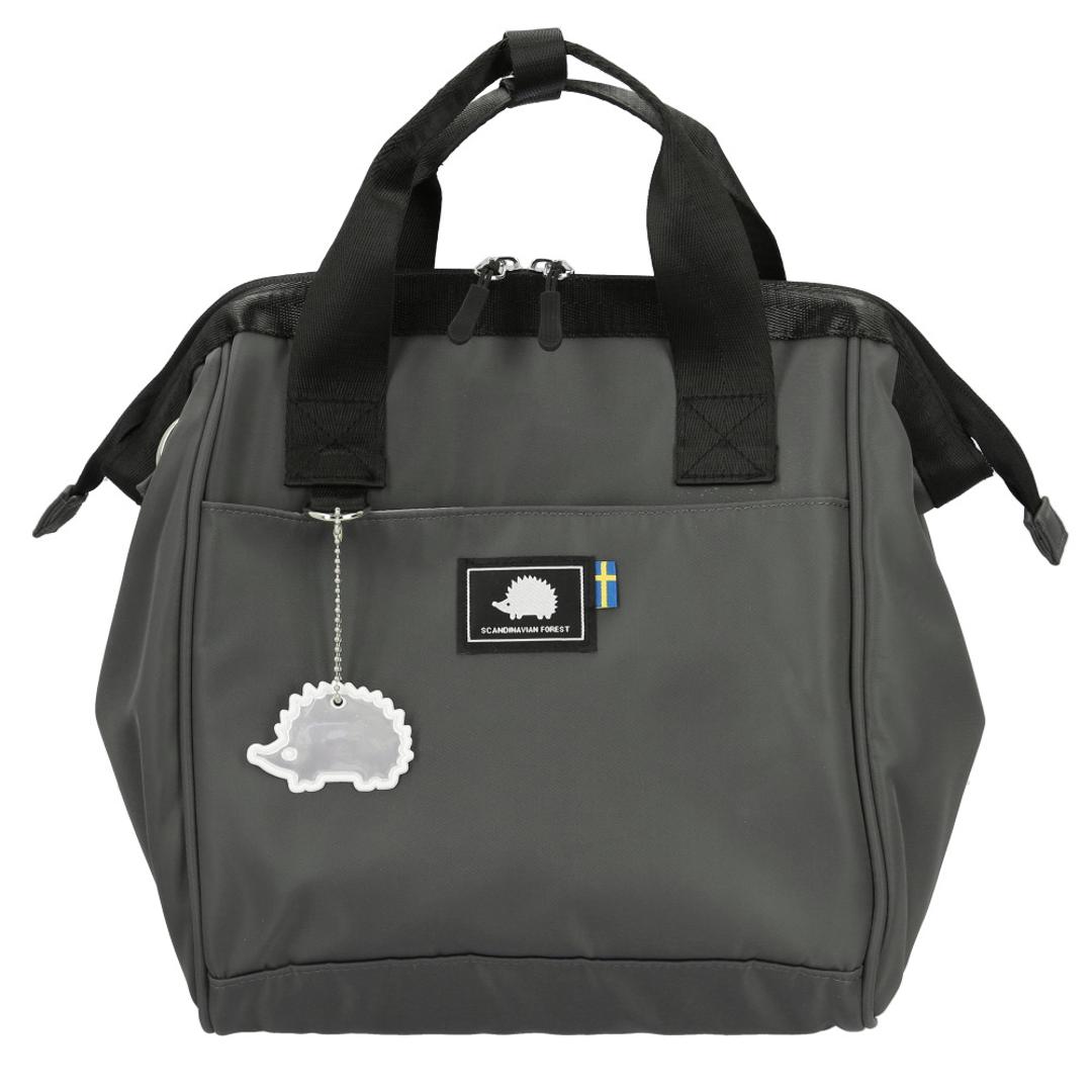 スカンジナビアンフォレスト ショルダー 251-KESF362 通販 ショルダーバッグ ショルダーバック 肩掛け ななめ掛け 斜めかけ 無地 シンプル 撥水 ファスナー ポケット SCANDINAVIAN FOREST レディース メンズ 男女兼用 カジュアル チャコール ・