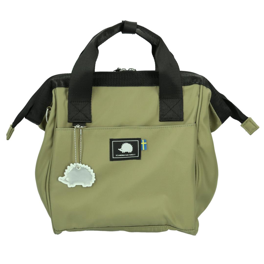 スカンジナビアンフォレスト ショルダー 251-KESF362 通販 ショルダーバッグ ショルダーバック 肩掛け ななめ掛け 斜めかけ 無地 シンプル 撥水 ファスナー ポケット SCANDINAVIAN FOREST レディース メンズ 男女兼用 カジュアル アースグリーン ・