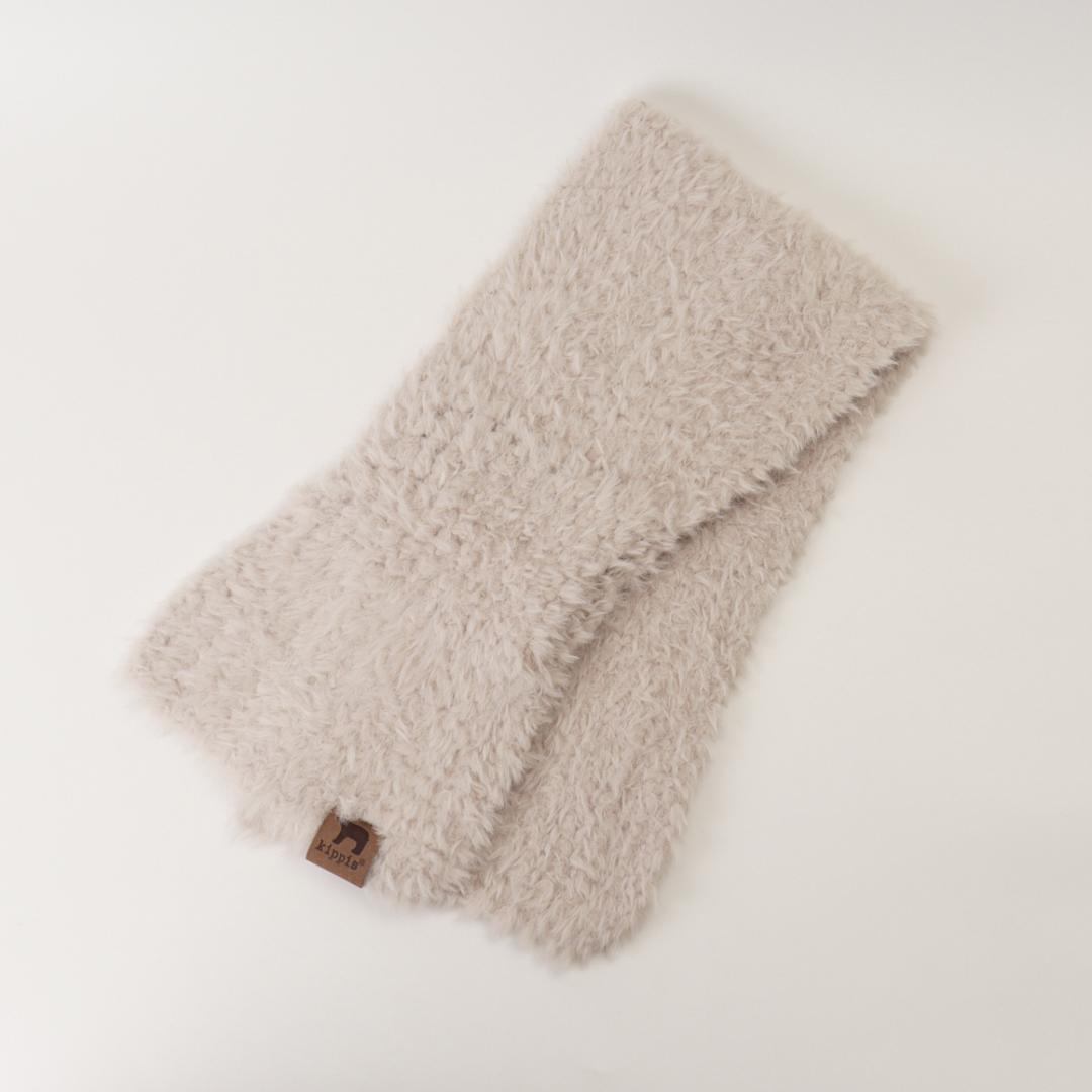 キッピス マフラー 251-TTKP886 通販 kippis ティペット えりまき 衿巻 襟巻き 首巻き 頚巻 フェイクファー レディース 小さめ おしゃれ 無地 シンプル ショート 防寒 秋冬 かわいい 通勤 通学 レディースマフラー OFFWHITE ・