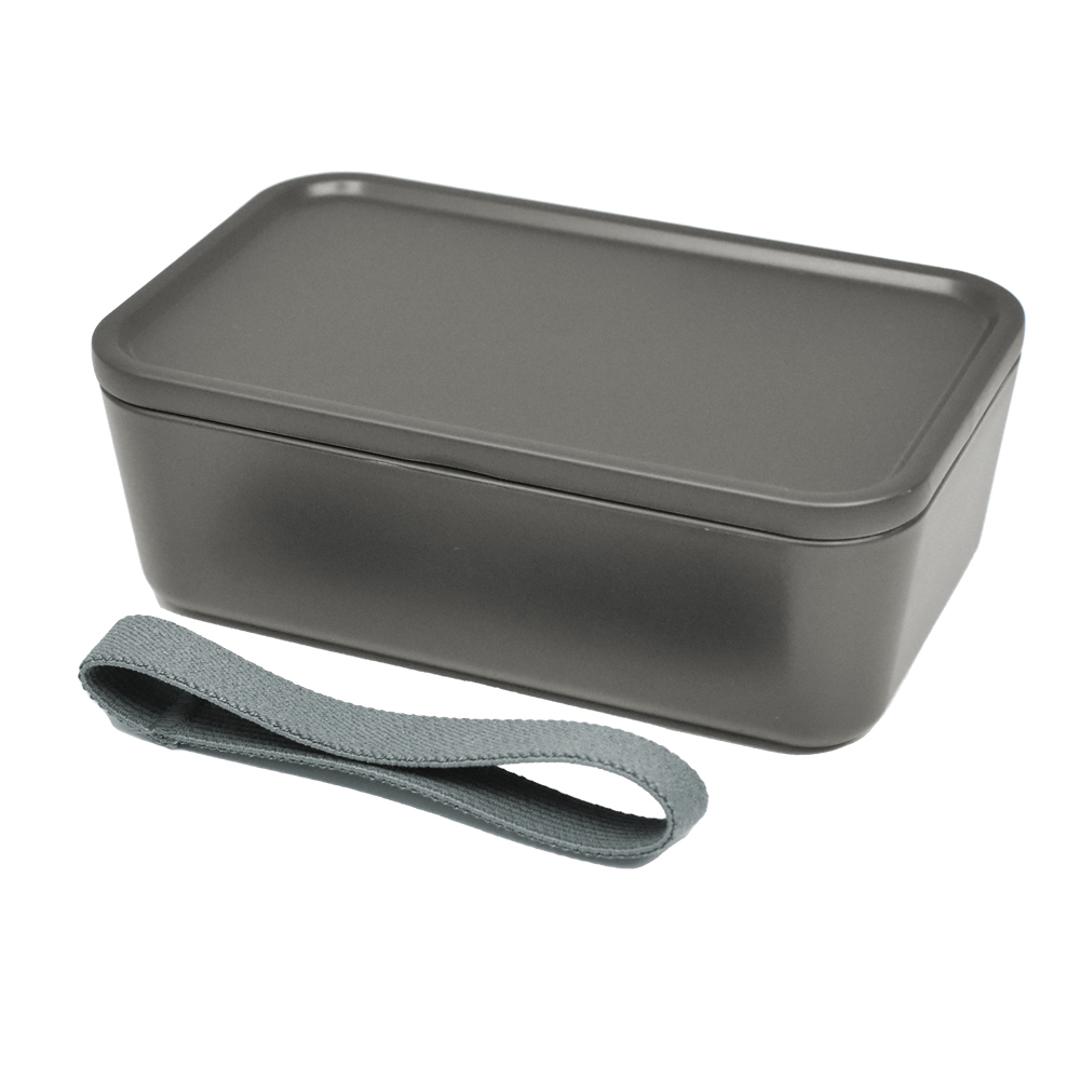 弁当箱 1段 600 通販 ランチボックス 一段 お弁当箱 600ml 女子 男子 フタをしたまま 電子レンジOK ランチベルト付き おしゃれ シンプル 無地 大人 かわいい 310 サンイチマル 一段ランチBOX 42403 BEIGE ベージュ CHARCOALGRAY ・