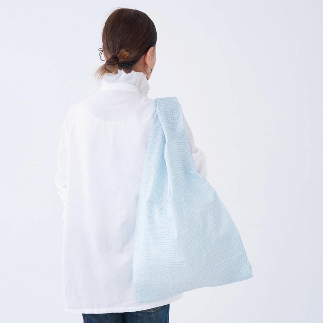 エコバッグ 折りたたみ コンパクト 通販 エコバック 392 plus m ビッグ 大容量 ショッピングバッグ お買い物バッグ お買い物バック おりたたみ 折り畳み サブバッグ サブバック おしゃれ 軽量 軽い 撥水 はっ水 メンズ レディース 丈夫 check.off ・