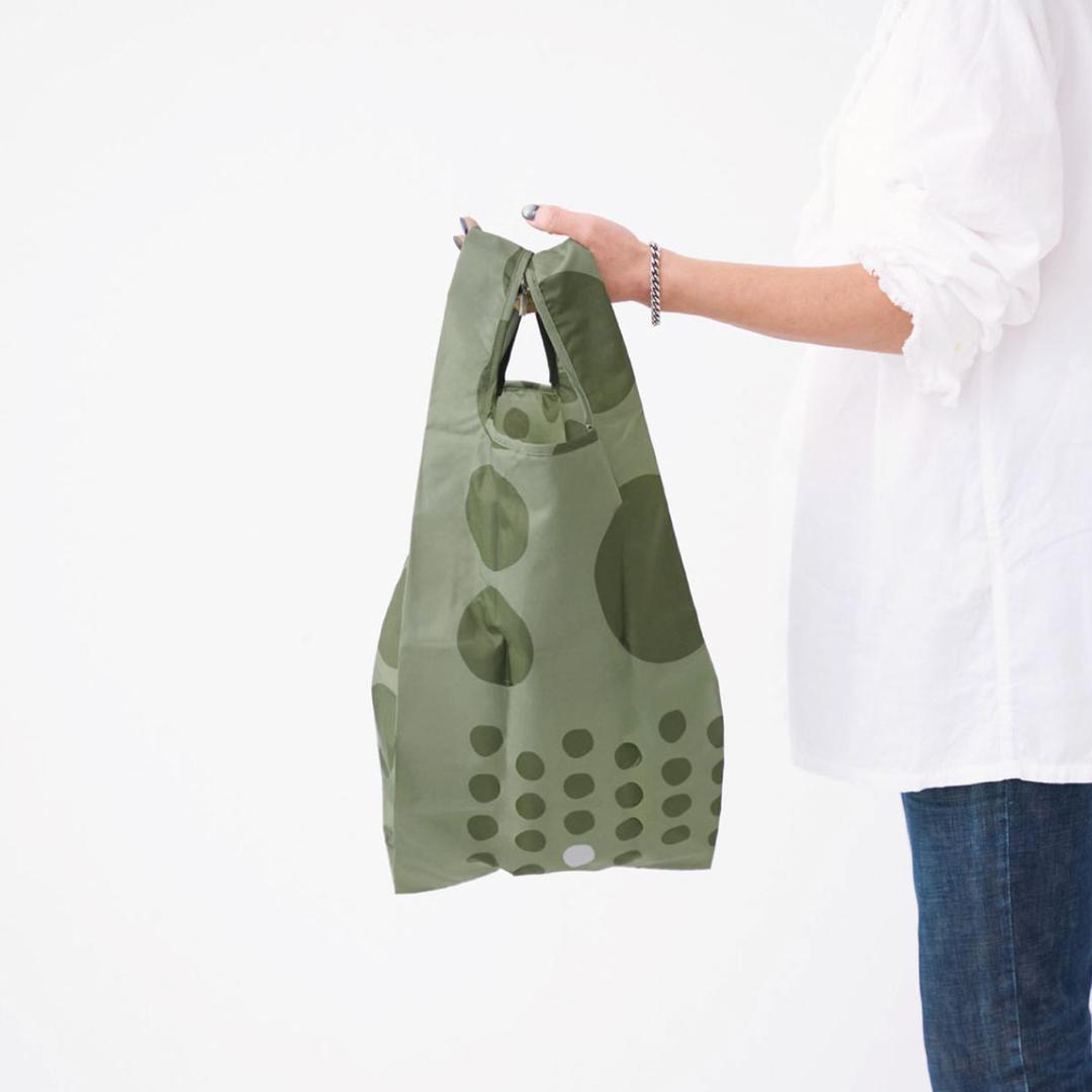 エコバッグ 折りたたみ コンパクト 通販 エコバック 392 plus m S ショッピングバッグ お買い物バッグ お買い物バック おりたたみ 折り畳み サブバッグ サブバック おしゃれ 軽量 軽い メンズ レディース 丈夫 撥水 はっ水 ギフト maru.khaki ・