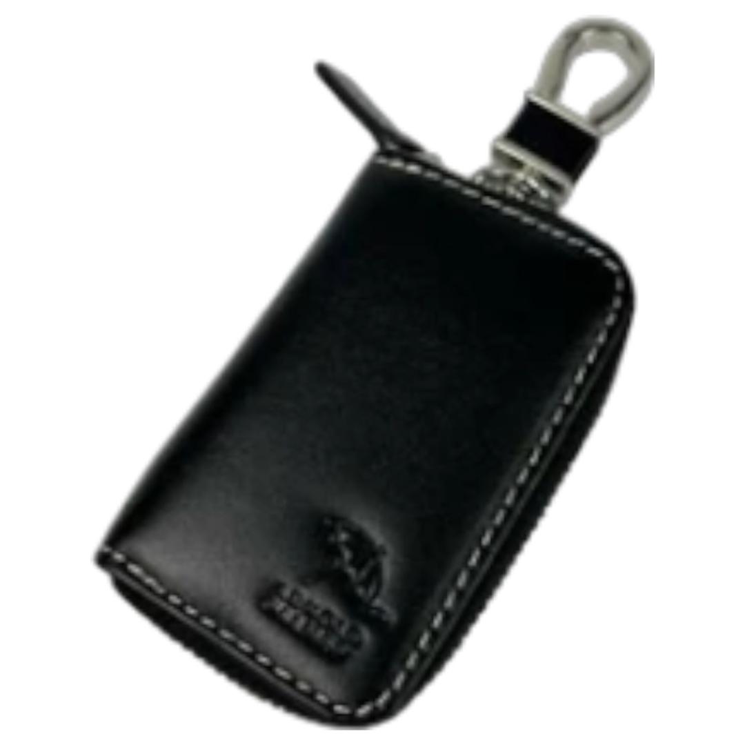 スマートキーケース 革 通販 Arnold Palmer アーノルドパーマー 牛革 レザー 本革 スマートキー キーケース メンズ レディース コンパクト シンプル おしゃれ 上品 収納 カギ かぎ 鍵 鍵入れ 父の日 贈り物 プレゼント ブラック ・