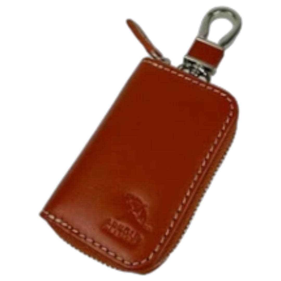 スマートキーケース 革 通販 Arnold Palmer アーノルドパーマー 牛革 レザー 本革 スマートキー キーケース メンズ レディース コンパクト シンプル おしゃれ 上品 収納 カギ かぎ 鍵 鍵入れ 父の日 贈り物 プレゼント オレンジ ・