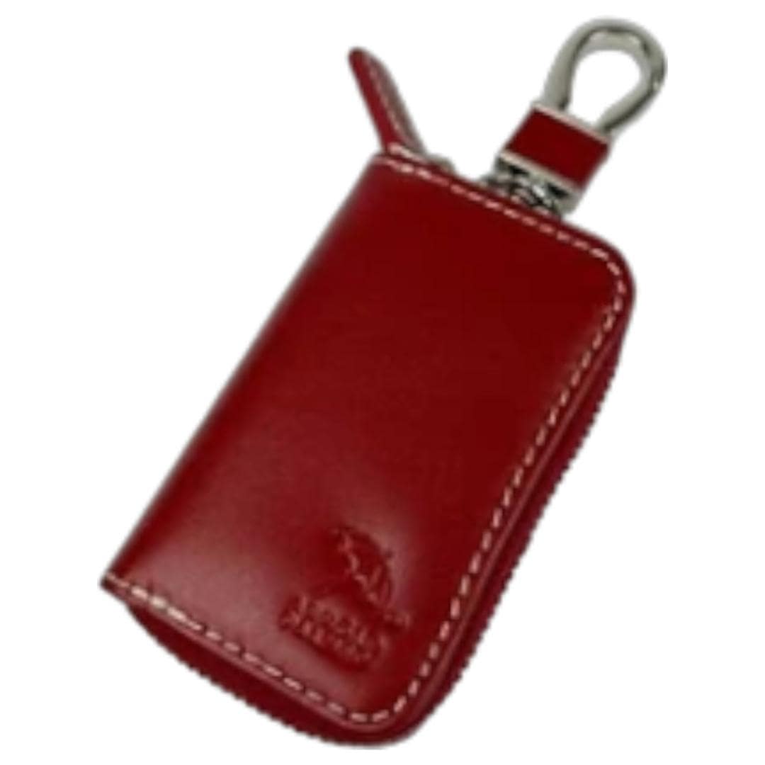 スマートキーケース 革 通販 Arnold Palmer アーノルドパーマー 牛革 レザー 本革 スマートキー キーケース メンズ レディース コンパクト シンプル おしゃれ 上品 収納 カギ かぎ 鍵 鍵入れ 父の日 贈り物 プレゼント レッド ・