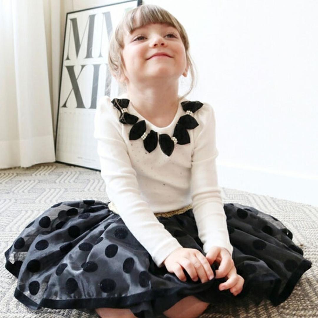 Rora 女の子 キッズ 長袖 Tシャツ 通販 ロンT 10005991 長袖Tシャツ カットソー リボン キラキラ おしゃれ かわいい オシャレ 可愛い フォーマル 入園式 卒園式 こども 女子 小学生 トップス 子ども服 子供服 キッズファッション ホワイト 100cm