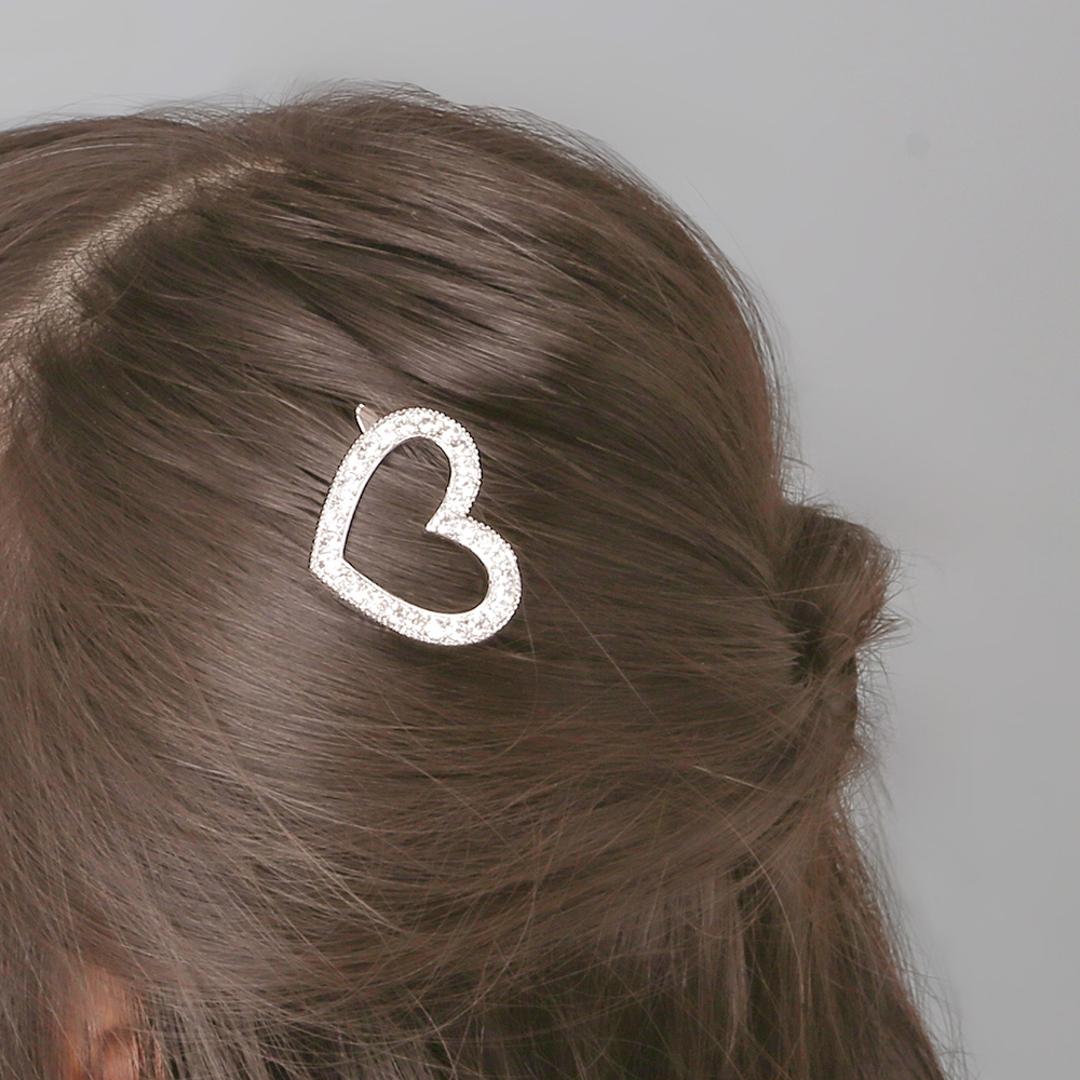 RORA ヘアクリップ 通販 ローラ サマー ヘアークリップ ヘアピン ヘアアクセサリー 髪飾り キッズ 子供 子ども こども ハート ミニ 小さめ カジュアル かわいい おしゃれ 女の子 女子 入園式 卒園式 入学式 卒業式 発表会 結婚式 キッズファッション クリアー ・