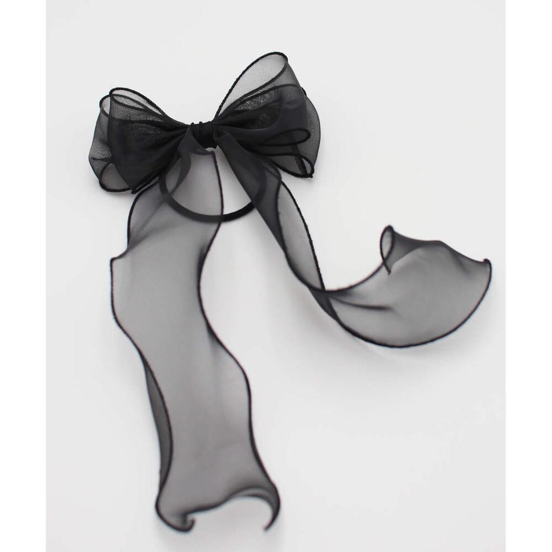 Rora キッズ ヘアゴム リボン 通販 オーガンジー 38042101 アンジュオーガンジーリボンヘアゴム 大きめ 女の子 大人っぽい 卒園式 入学式 卒業式 おしゃれ かわいい オシャレ 可愛い ヘアアレンジ ヘアーアクセサリー ヘアアクセサリー キッズファッション ブラック フリー