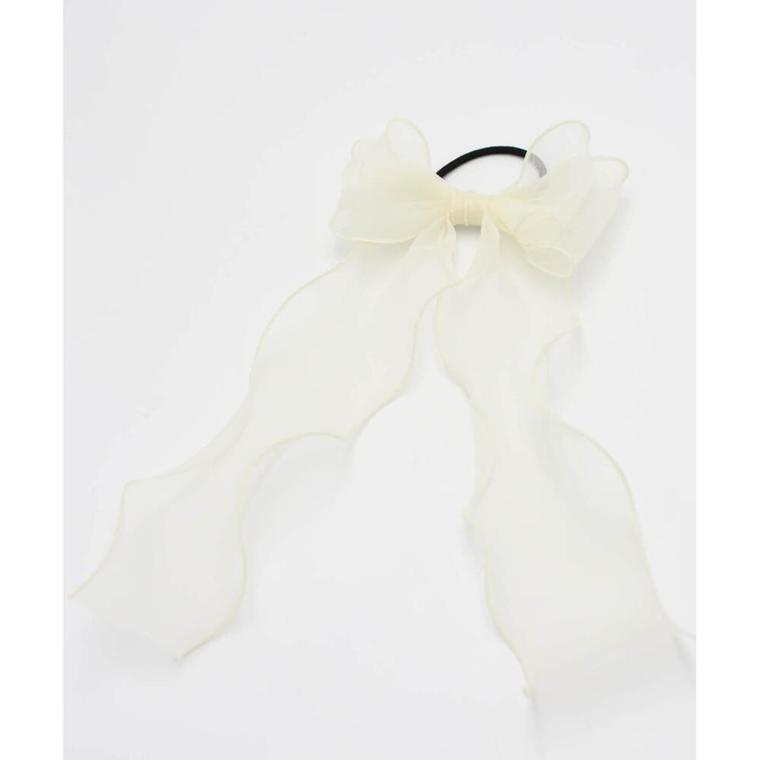 Rora キッズ ヘアゴム リボン 通販 オーガンジー 38042101 アンジュオーガンジーリボンヘアゴム 大きめ 女の子 大人っぽい 卒園式 入学式 卒業式 おしゃれ かわいい オシャレ 可愛い ヘアアレンジ ヘアーアクセサリー ヘアアクセサリー キッズファッション クリーム フリー