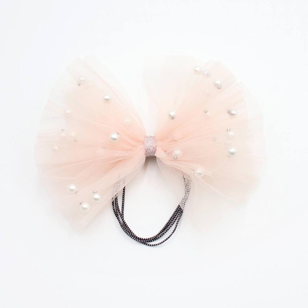 リボン 大きめ ヘアゴム キッズ 通販 ヘア ゴム 髪飾り 子供 子ども 子供用 女の子 卒園式 入学式 卒業式 ピアノ発表会 おしゃれ かわいい 結婚式 キラキラ パール フォーマル ヘアアレンジ ヘアーアクセサリー ヘアアクセサリー キッズファッション ピンク FREE