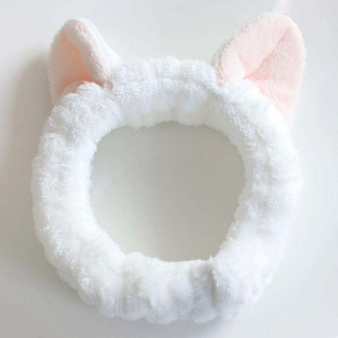 Rora ヘアバンド 洗顔 キッズ 通販 アニマル 耳付き 58192201 アーンヘアバンド ヘアターバン ヘアーバンド 子供 女の子 かわいい おしゃれ 可愛い オシャレ お家時間 ヘアアレンジ ヘアーアクセサリー ヘアアクセサリー キッズファッション ホワイト ねこ