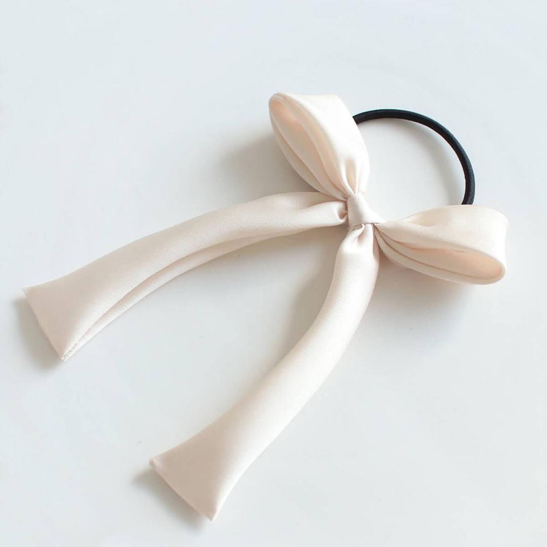 Rora キッズ ヘアゴム リボン 通販 パステルカラー 58292201 ちゅきちゅきリボンヘアゴム 小さめ 女の子 大人っぽい 卒園式 入学式 結婚式 発表会 おしゃれ 可愛い オシャレ かわいい ヘアアレンジ ヘアーアクセサリー ヘアアクセサリー キッズファッション クリーム フリー