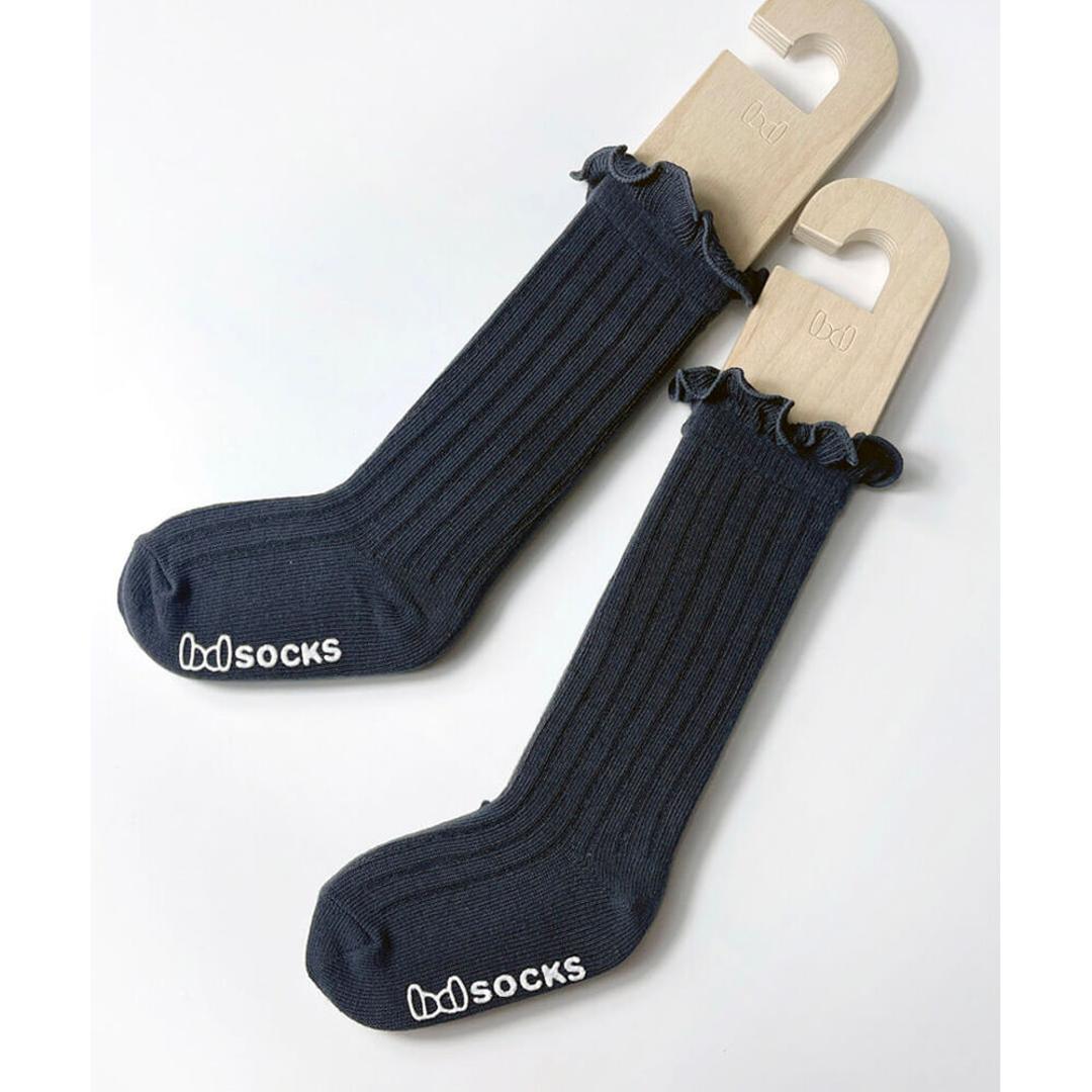 Rora 靴下 キッズ 女の子 ハイソックス 通販 長靴下 66012301 ソックス ロージーハイソックス カジュアル 入園式 卒園式 入学式 卒業式 オシャレ 可愛い おしゃれ かわいい レッグウェア ファッション小物 子ども服 子供服 キッズファッション チャコールグレー 16-18cm