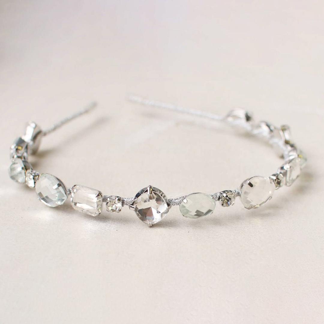 Rora カチューシャ 通販 キラキラ ビジュー 68172302 髪飾り ヘッドドレス 子供 女の子 フォーマル 可愛い おしゃれ 発表会 入園式 卒園式 入学式 子ども用アクセサリー ヘアアレンジ ヘアーアクセサリー ヘアアクセサリー キッズファッション クリア フリー