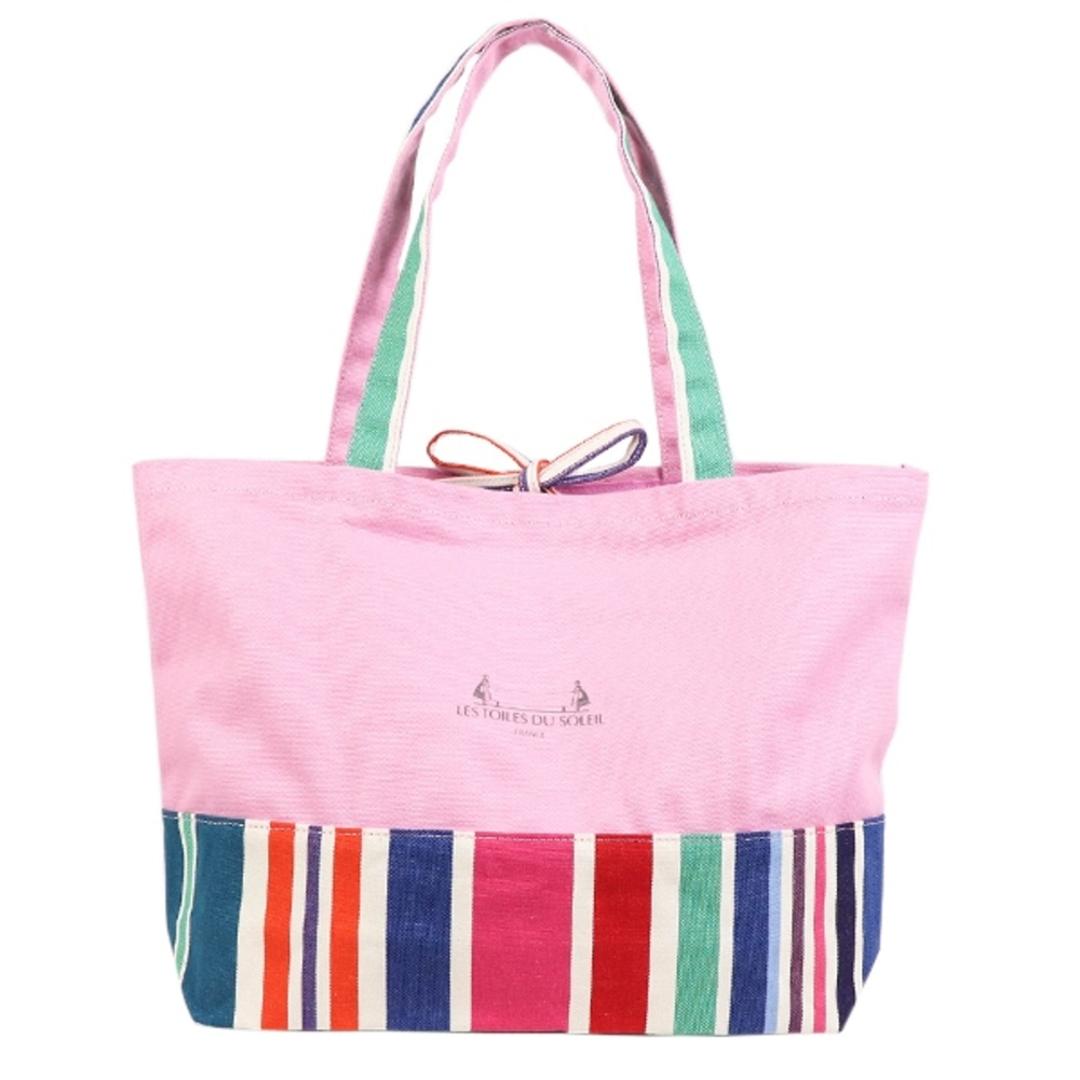 Les Toiles Du Soleil トート M 通販 トートバッグ トートバック 肩掛け 手提げ 手提げバッグ 手提げバック かわいい 可愛い レトワール デュ ソレイユ リボン カジュアル 上品 カラフル お出かけ おでかけ 通学 通勤 キャバノンロア ・