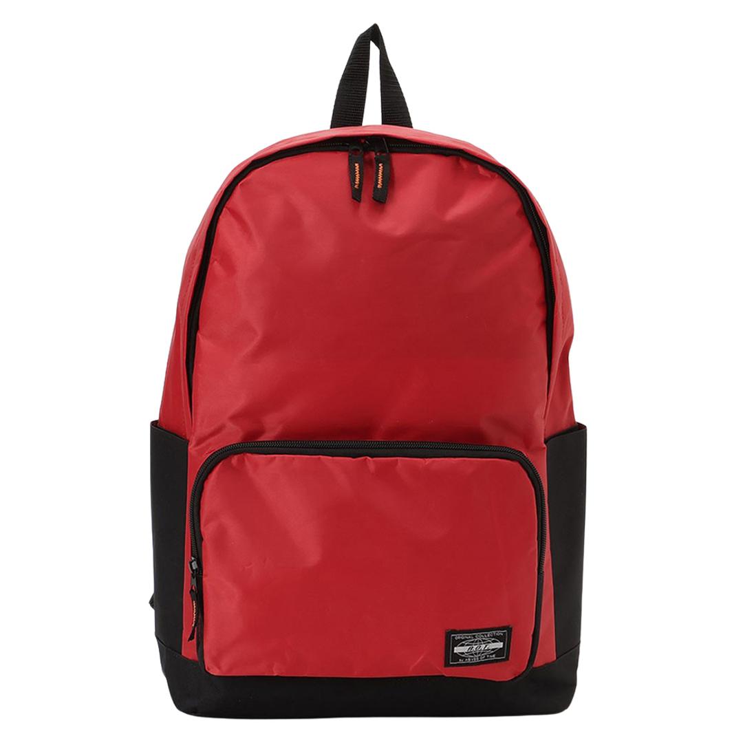 abyss of time バッグ リュック 通販 メンズ カジュアル リュックサック デイパック バックパック バック アビスオブタイム 通勤 通学 軽量 軽い スポーツ 無地 シンプル 小学生 中学生 大学生 おしゃれ レディース メンズバッグ ラウンドタイプ/レッド ・