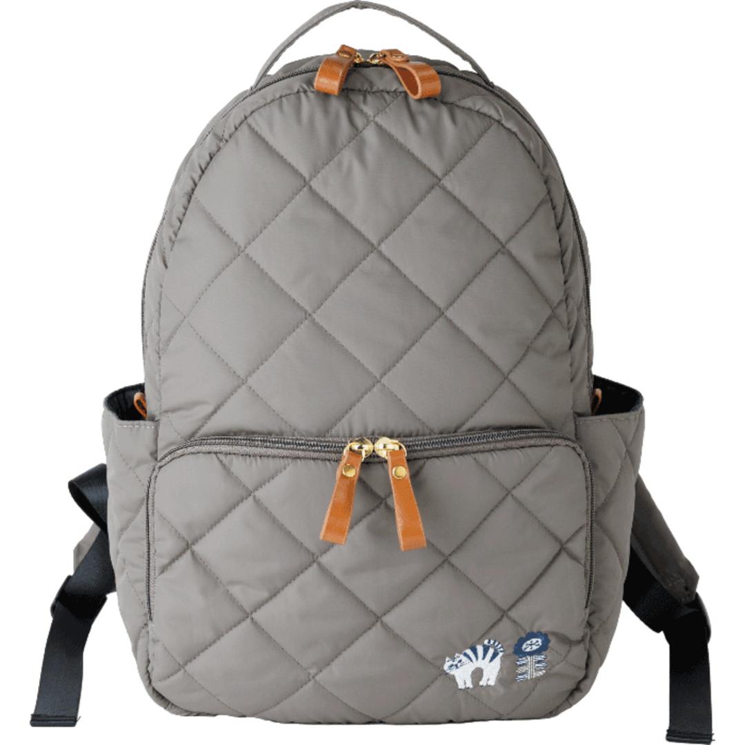 fikalycka リュック フィーカリュッカ 通販 リュックサック ミニリュック キルティングリュック バックパック デイパック レディース 小さめ おしゃれ かわいい ナイロン 通勤 旅行 猫グッズ ネコ ねこ fika lycka レディースバッグ グレー ・