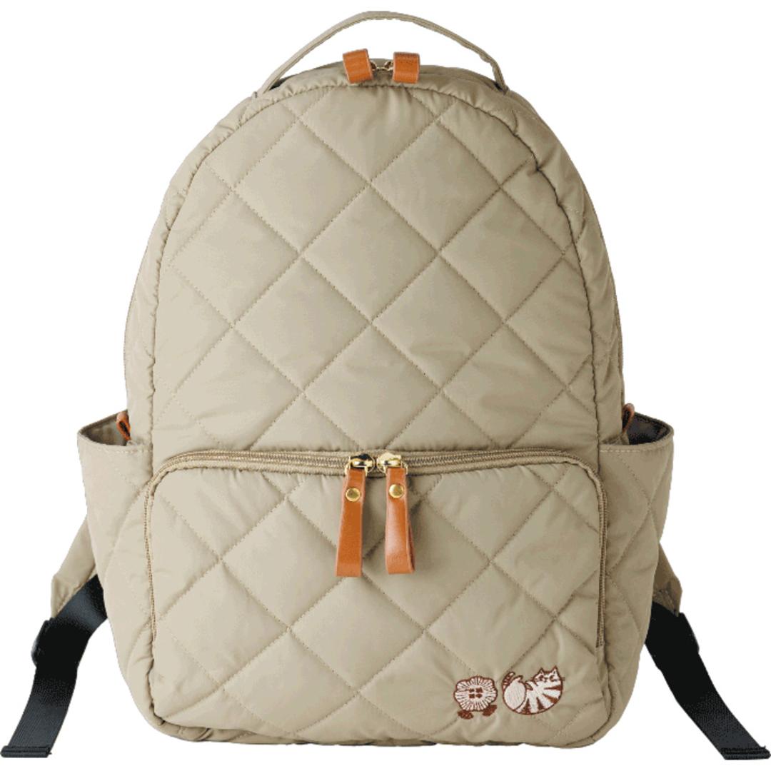 fikalycka リュック フィーカリュッカ 通販 リュックサック ミニリュック キルティングリュック バックパック デイパック レディース 小さめ おしゃれ かわいい ナイロン 通勤 旅行 猫グッズ ネコ ねこ fika lycka レディースバッグ カーキ ・